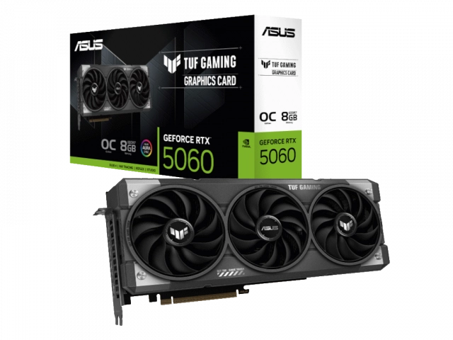 Graficke karte ASUS TUF-RTX5060-O8G GAMING NVD/8GB/GDDR7/128bit/crna