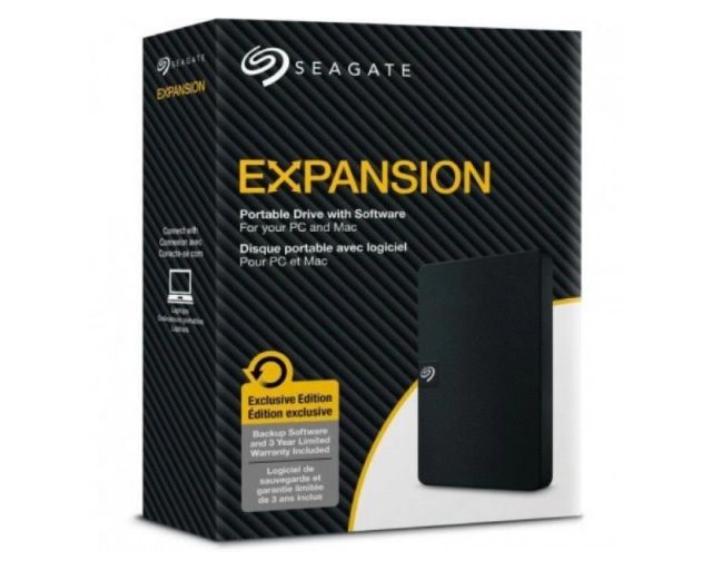 Hard disk SEAGATE Expansion STKM2000400 eksterni/2TB/USB 3.2 Gen1/crna