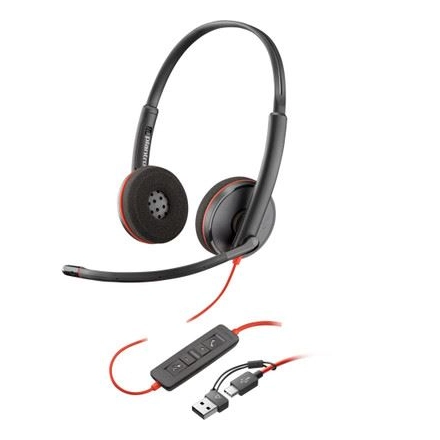 HP Poly 3325 USB-C +3.5mm Plug+USB-C/A Adapter 8X222AA