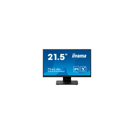 IIYAMA Monitor LED T2252MSC-B2AG  21.5" PCAP 10pt Touchscreen monitor featuring IPS panel technology, Edge-to-Edge glass design and Anti Glare coating HDMI DP USB HUB Tilt 3y