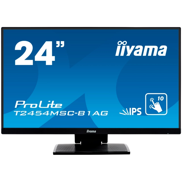 Iiyama PROLITE T2454MSC-B2AG monitor 23,8 TOUCH SCREEN  FHD 75 Hz IPS 300 cd 4 ms HDMI DP SPEAKERS Black