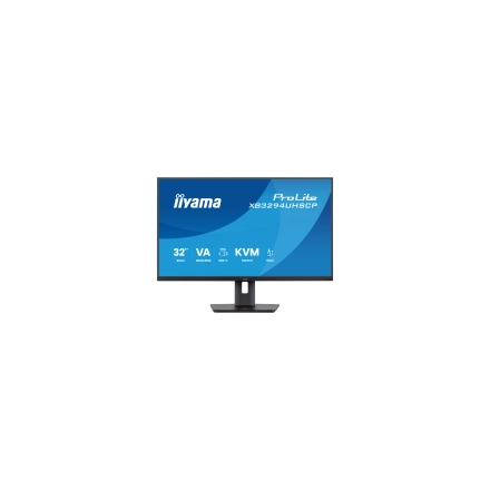 Iiyama PROLITE XB3294UHSCP-B1 LED monitor 31.5 3840 x 2160 4K 60 Hz VA 400 cd  3000 2 ms HDMI DP USB-C SPEAKERS BLACK