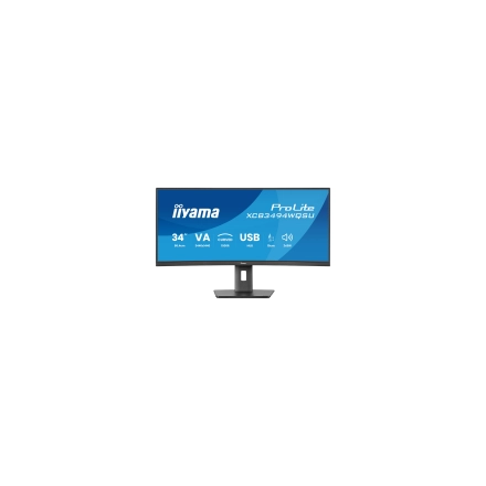 Iiyama XCB3494WQSU-B1 LED monitor curved 34 3440 x 1440 UWQHD 120 Hz VA 350 HDMI DisplayPort USB-C speakers matte black