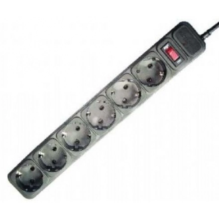 Kabl GEMBIRD Protektor SPG6-B-10 6mesta 3m Black