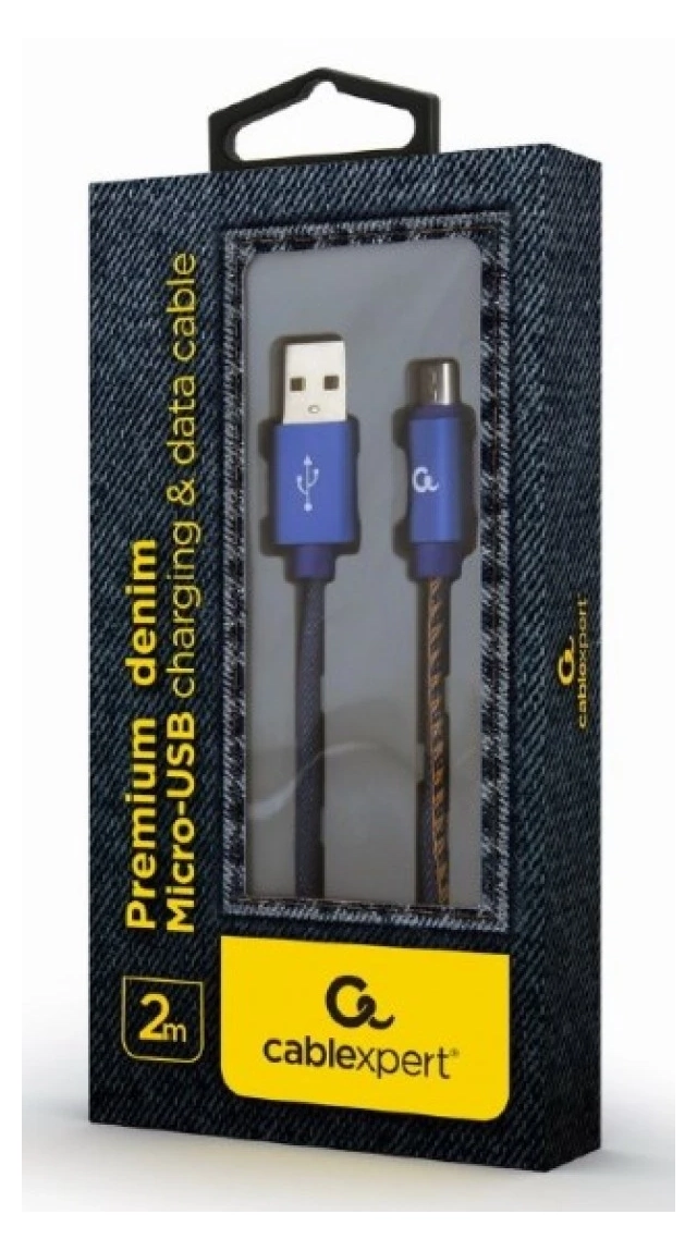 Kabl micro USB(M)- USB Tip A(M) Gembird 2m plava