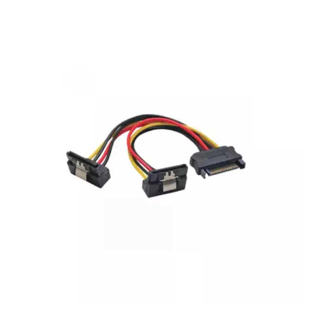 Kabl napojni SATA M- 2x SATA F 0.15m