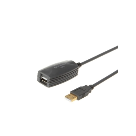 Kabl USB A - USB A M/F produžni sa pojačivačem 5m E-Green