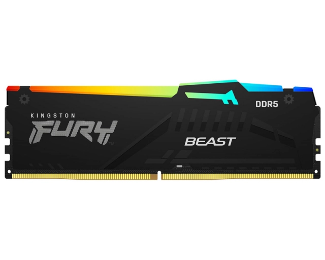 KINGSTON DIMM DDR5 16GB 6000MT/s KF560C30BBEA-16  FURY Beast Black RGB EXPO 