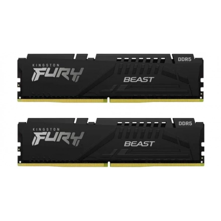 KINGSTON DIMM DDR5 32GB (2x16GB kit) 6400MT/s KF564C32BBEK2-32 FURY Beast Black EXPO 