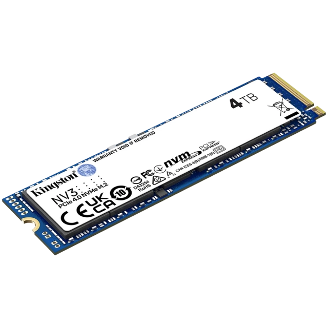 Kingston SSD 4TB NV3 M.2 2280 PCIe 4.0 NVMe SSD