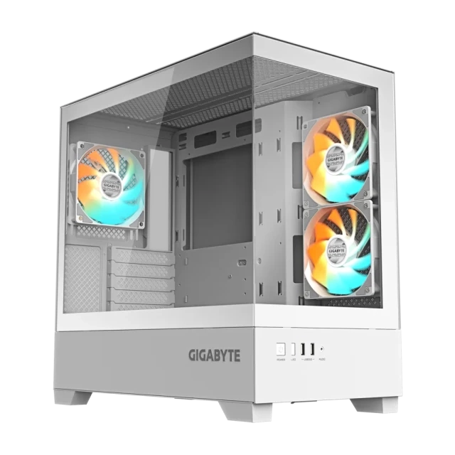 Kucište GIGABYTE C201P Panoramic ICE Micro-ATX/Mini-ITX/bez napajanja/bela