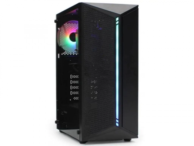 Kucište IG-MAX E0901-6650 Torpedo 1F Mid Tower/ATX/microATX/Mini-ITX/RGB/650W/crna