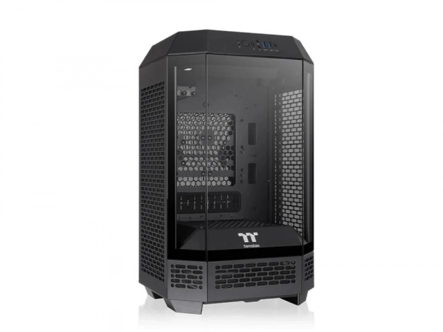 Kucište THERMALTAKE THE TOWER 250 Mini Tower/mini-ITX/kaljeno staklo/bez napajanja/crna