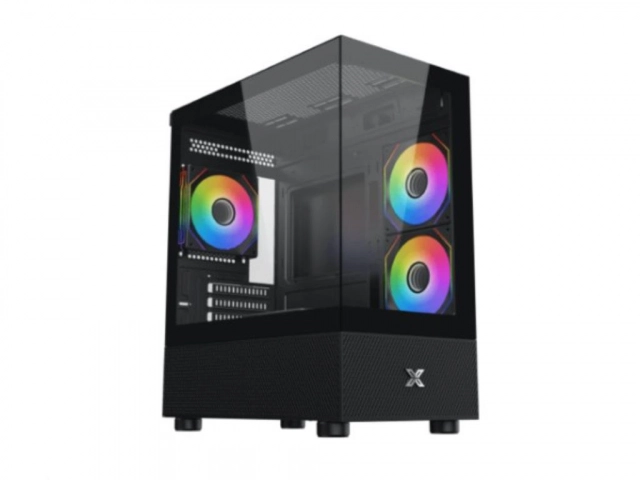 Kucište XIGMATEK Alphard M Gaming/M-ATX/Mini-ITX/ARGB/bez napajanja/crna