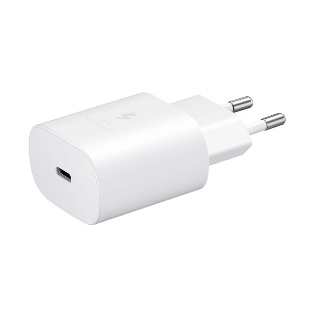 Kućni punjač Samsung PD 3A 25W Type C bez kabla beli BULK (EP-TA800NWE)