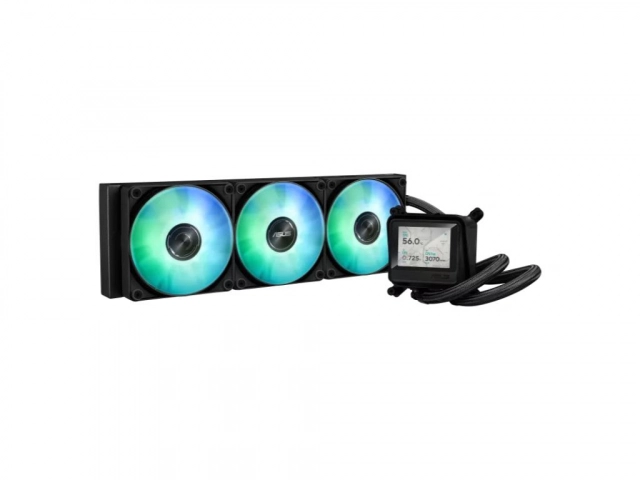 Kuler za CPU ASUS MAX GAMING LC 360/3x120mm/ARGB/2.4" IPS LCD/vodeno hladenje/crna