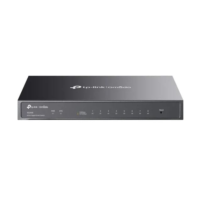 LAN Switch TP-Link TL-SG2008 8port 10/100/1000/Omada/Metal