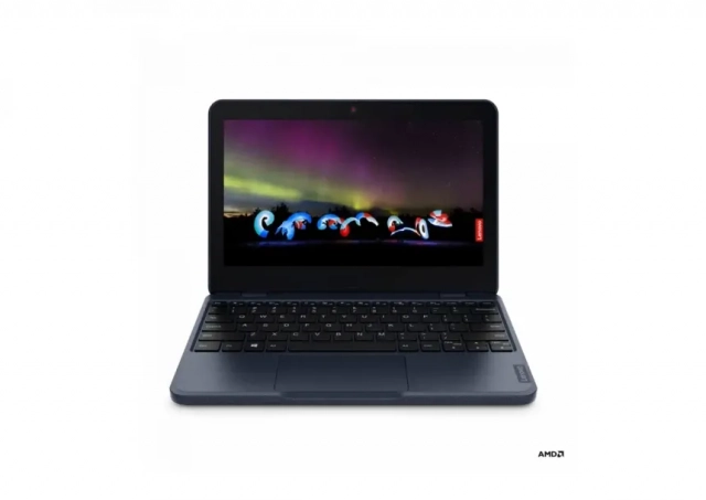 Laptop Lenovo 100w Gen 3 11.6 HD 1366x768/AMD 3015e/4GB int/64GB eMMC/USB-C/Win11 Edu