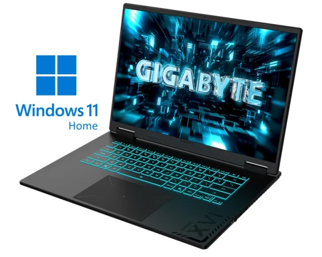 GIGABYTE A16 PRO DYH 16 inch QHD+ 165Hz 300nits Core 7 240H 32GB 1TB SSD GeForce RTX 5080 16GB Backlit Win11Home gaming laptop