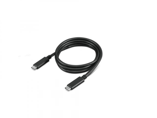 Lenovo USB-C Cable 1m/Date rate 10Gbps/Support max 100W @20V/5A
