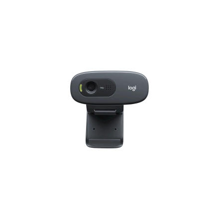 LOGITECH C270 HD Webcam - BLACK - USB