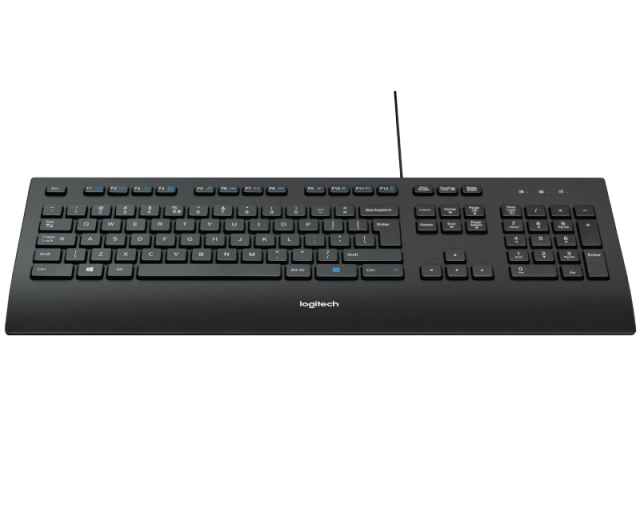 LOGITECH Corded Keyboard K280E - INTNL Business - US International layout