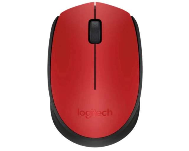 LOGITECH M171 Wireless Mouse - RED