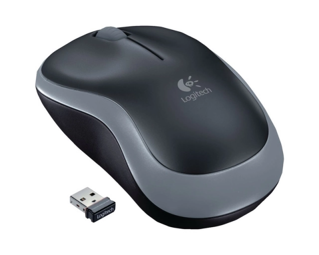 LOGITECH M185 Wireless Mouse - SWIFT GREY - EWR2