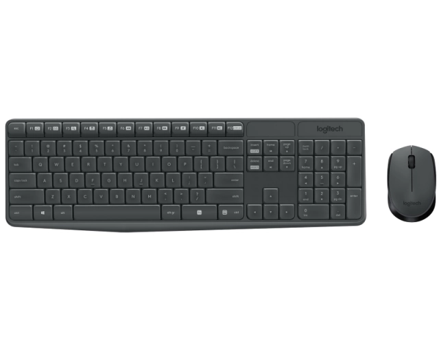 LOGITECH MK235 Wireless Combo - GREY - HRV-SLV-SRB