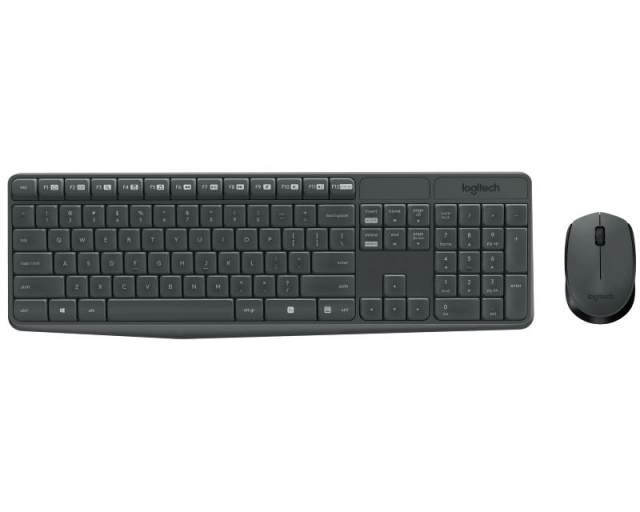 LOGITECH MK235 Wireless Combo - GREY - US INT'L