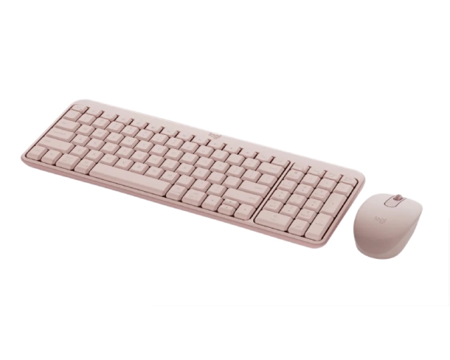 LOGITECH_ MK251 Wireless Bluetooth tastatura + miš roze 