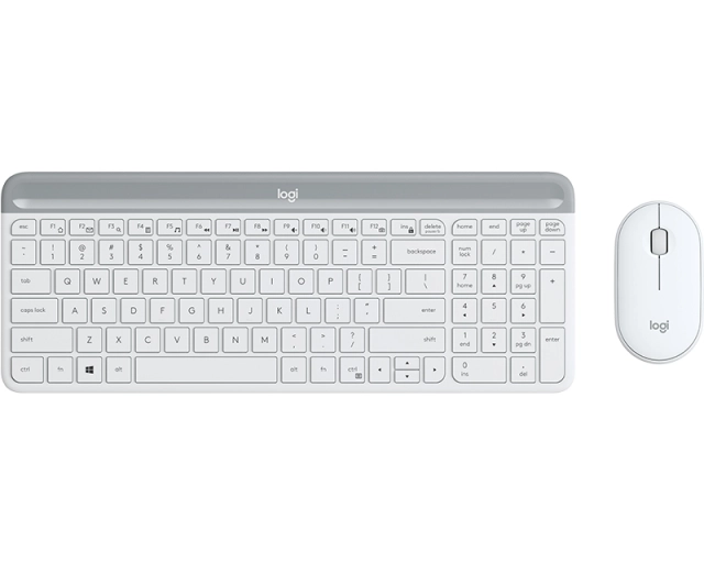 LOGITECH MK470 Slim Wireless Combo - OFF-WHITE - US INT'L