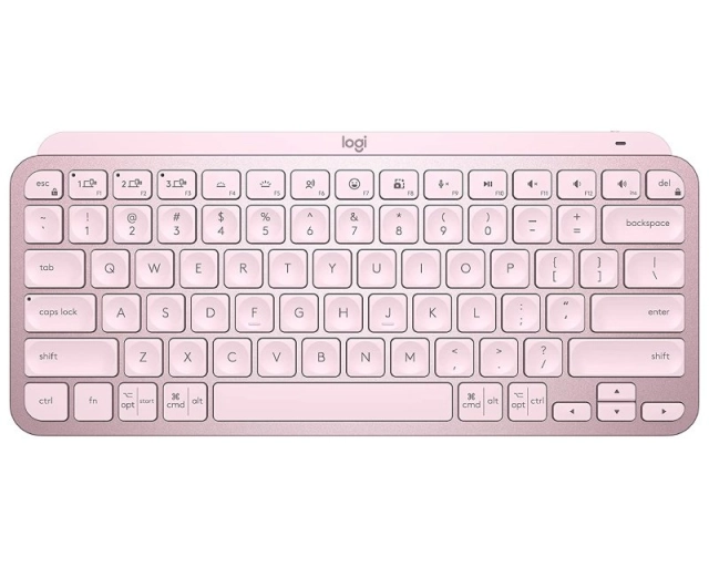 LOGITECH MX Keys Mini Bluetooth Illuminated Keyboard - ROSE - US INT'L