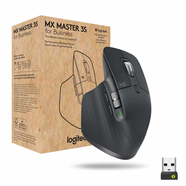 LOGITECH MX Master 3S Bluetooth Mouse - GRAPHITE - B2B