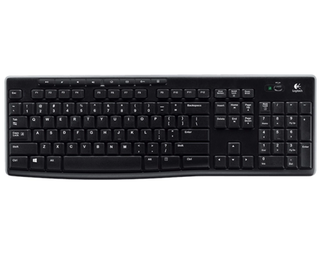 LOGITECH Wireless Keyboard K270 - EER - US International layout