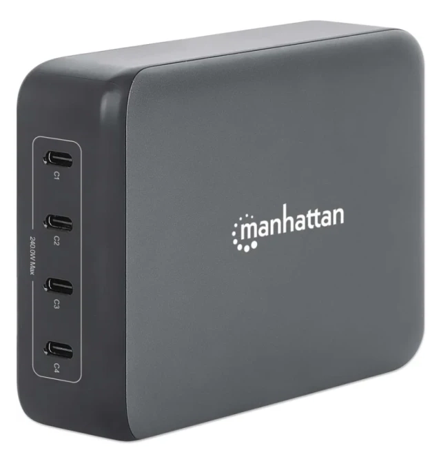 Manhattan 4-Port GaN USB Power Delivery Charging Station - 240 W / PD 3.1 102667