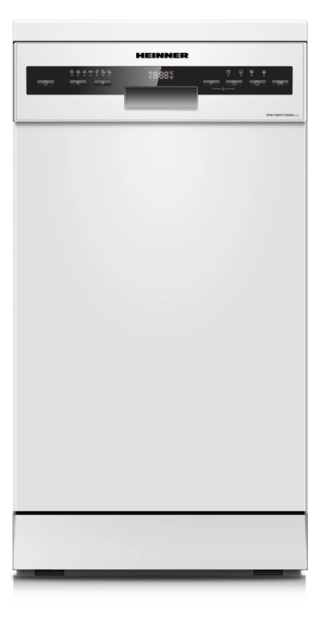 Mašina za pranje sudova HEINNER HDW-FSM45710AWD+++ 10kompleta/7prog/45cm/bela