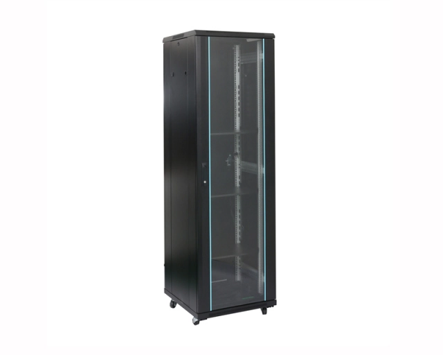 MAXPRO LINE Rack orman samostojeći, 22U, 600x800, staklena vrata (pakovanje od 3 kutije) 
