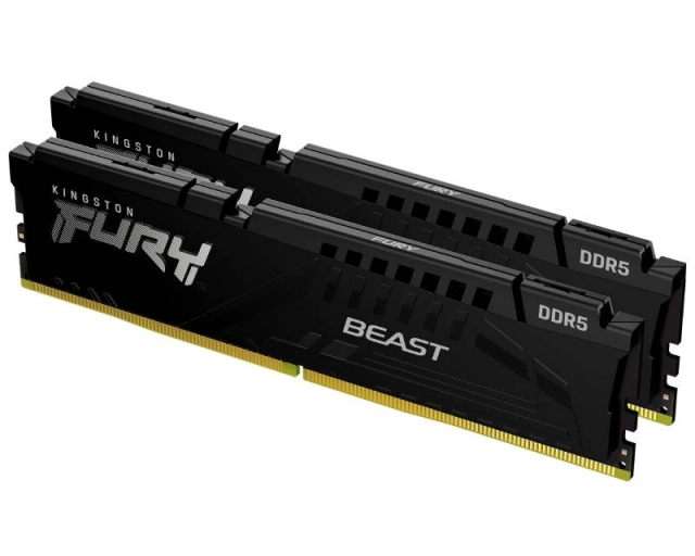 Memorija DDR5 64GB (2x32) 6000MHz Kingston Fury Beast KF560C36BBEK2-64 EXPO