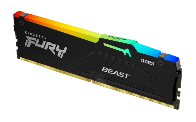 Memorija KINGSTON 16GB/DIMM/DDR5/5200MHz/CL40/FURY Beast RGB XMP