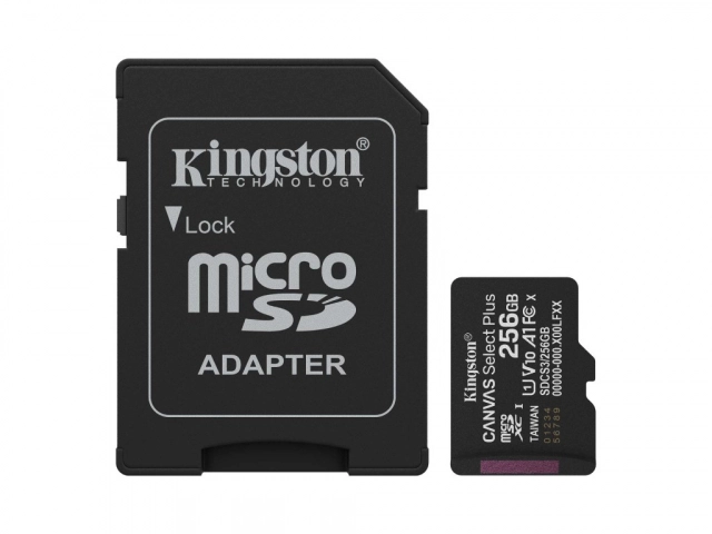 Memorije kartice KINGSTON SDCS3/256GB/microSDXC/256GB/Class10 U3/100MB/s-85MB/s+adapter