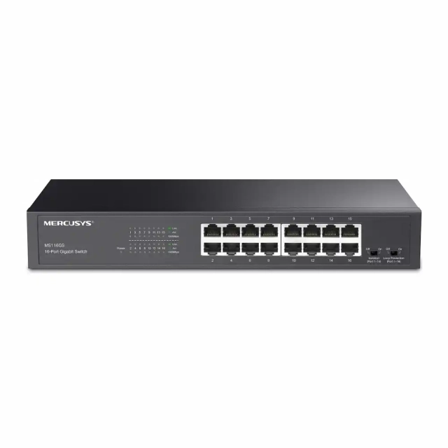 MERCUSYS MS116GS(UN) 16-Port Gigabit Desktop/Rackmount Switch 