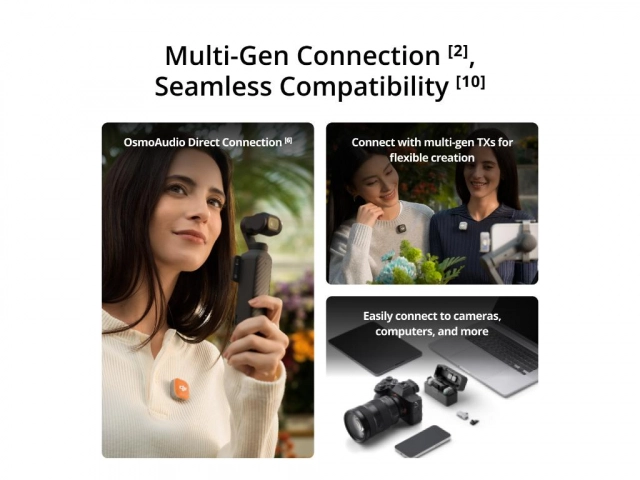 Mikrofon DJI Mic Mini 2 (2TX + 1 Mobile RX)