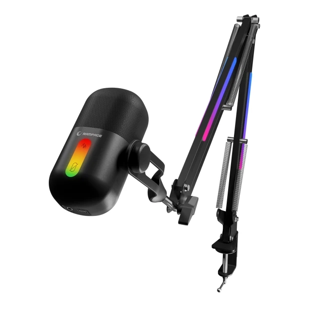 Mikrofon Rampage Arpeggio RGB crni 42798