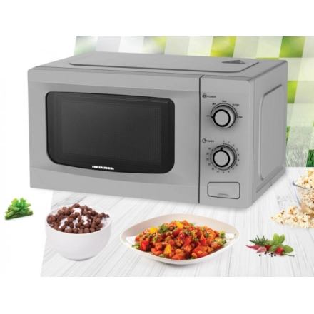 Mikrotalasna pećnica HEINNER HMW-M2035SL 20l/700W/mehanička/siva