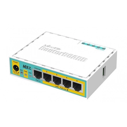 MikroTik hEX PoE lite RB750UPr2 Ruter