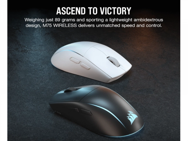 M75 Computer Miš CORSAIR M75 bežicni/CH-931D010-EU/RGB/gaming/crna - Kupi online ...