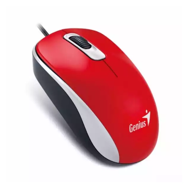 Miš Genius DX-110 USB 1000dpi, crveni - optički
