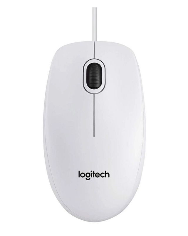 Miš USB Logitech B100 Optical White 910-003360