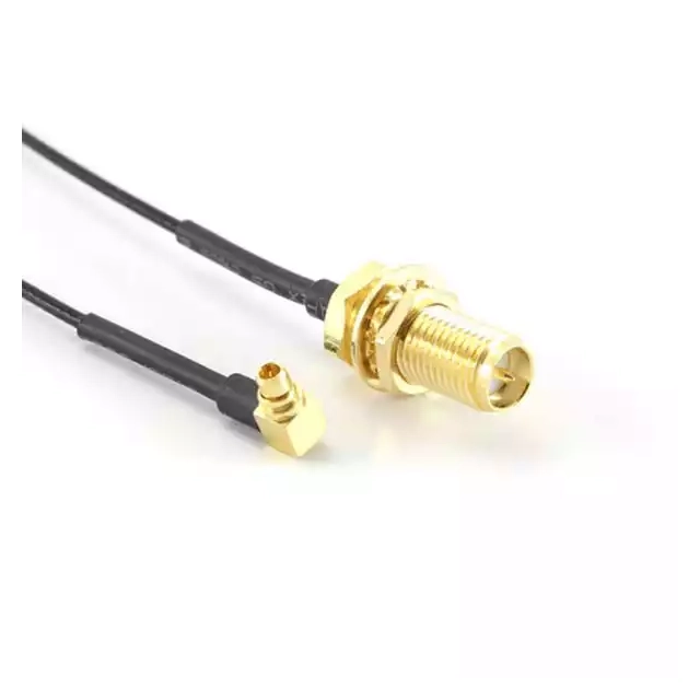 MMCX (pod uglom, m) na RP-SMA(ž) bulkhead dužine 17cm